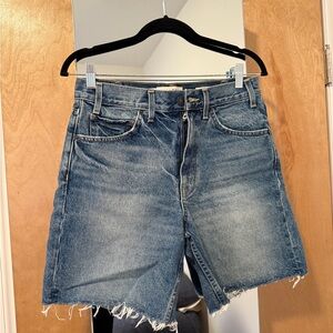 Nili Lotan Blue Jean Shorts